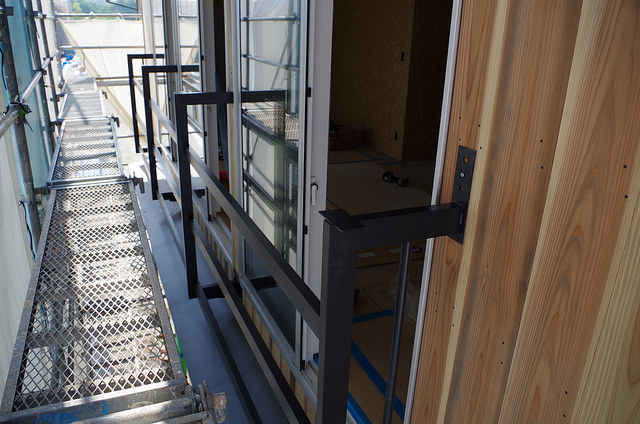 骨組み組み立て後