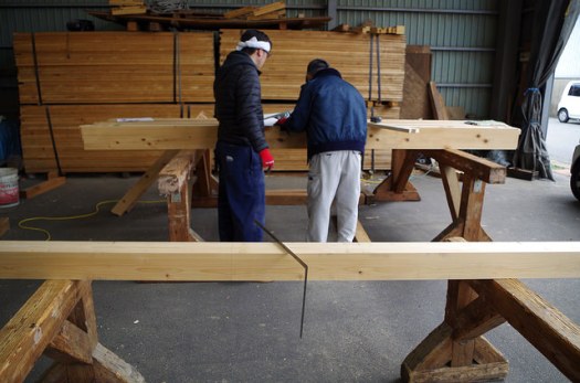 手加工の打合せ