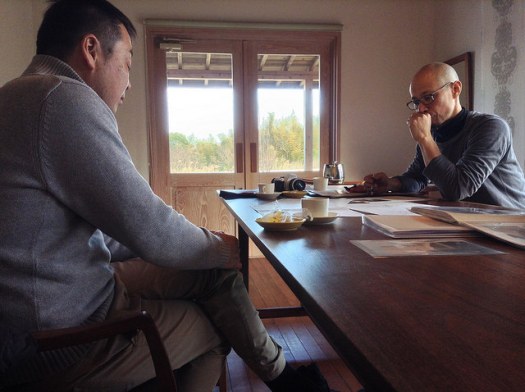 アトリエKIKA ショールームにて