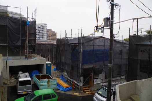 他号地の工事の様子