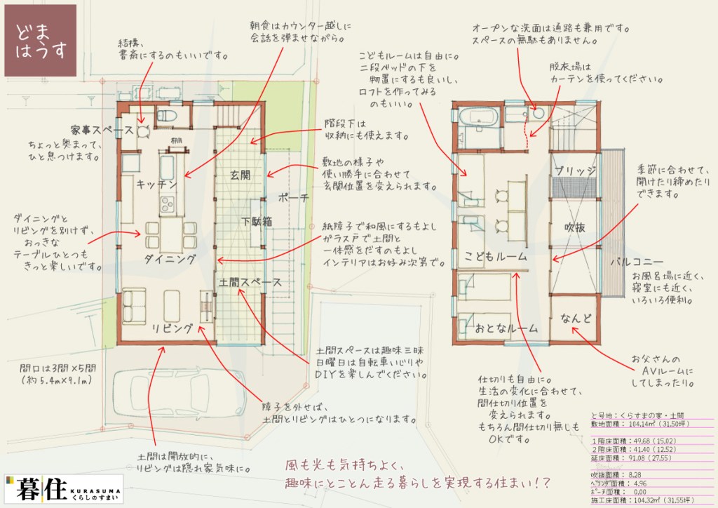 どまはうす:趣味にとことん走る住まい